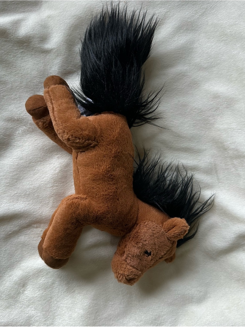 Jellycat Brown Horse Plush with Black Mane